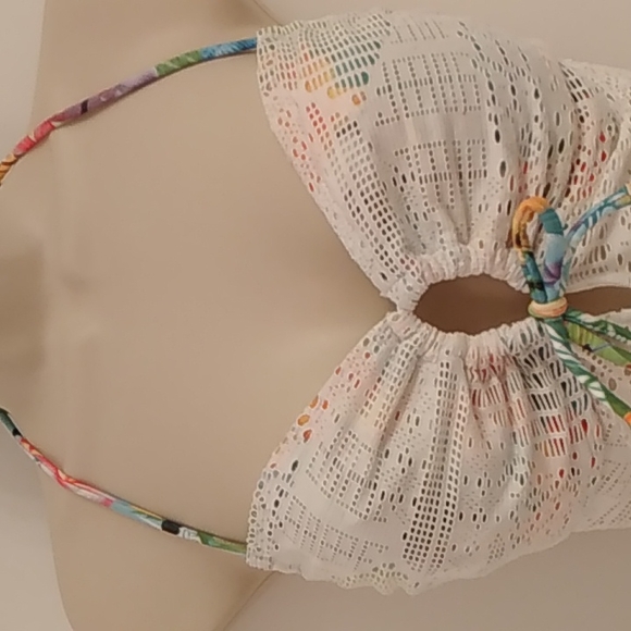 Bikini with Lace Lycra over Waist at Front - Picture 2 of 5